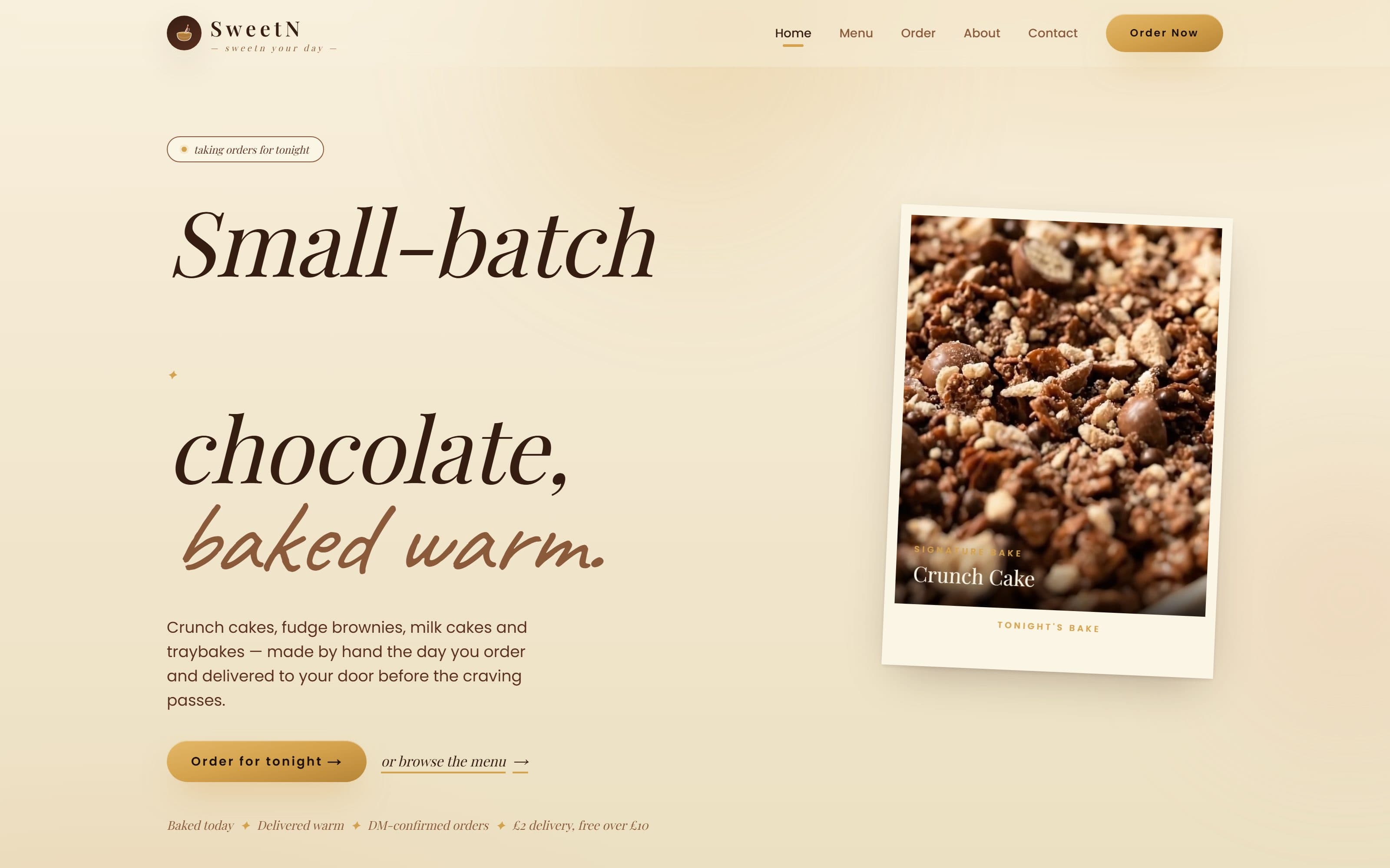 SweetN — the live site